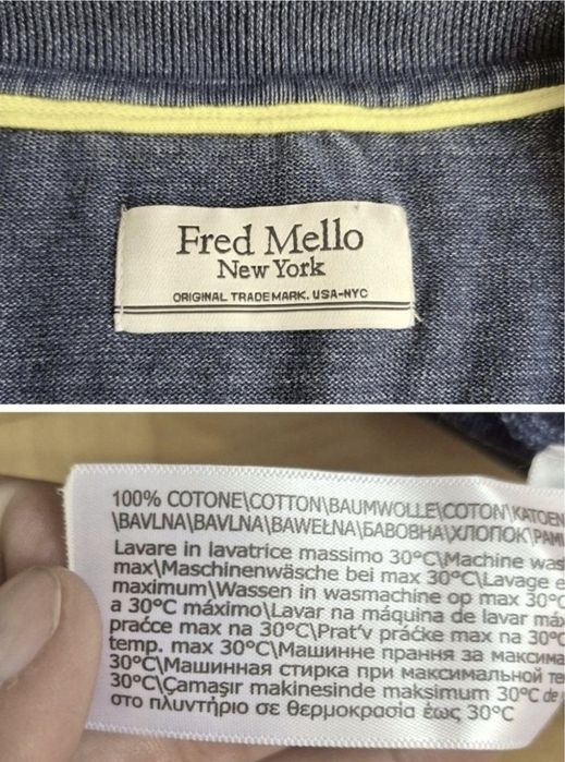Tricou polo bărbătesc exclusivist Fred Mello, New York, mărimea S