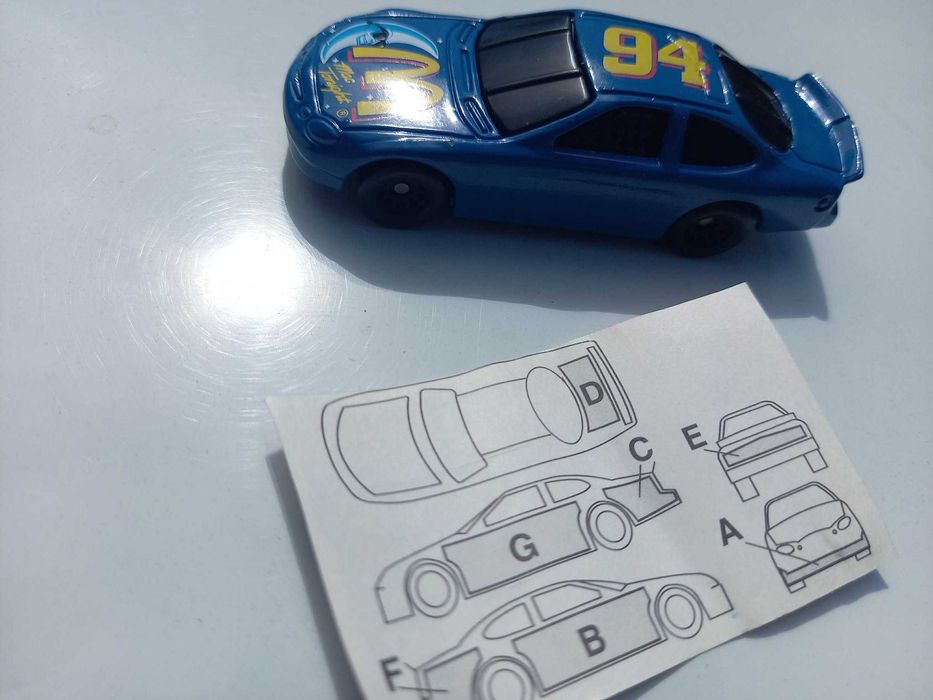 Jucarie veche sigilata Maşinuţa 1998 Mattel Hot Wheels 1:64 94 Nascar 94, McDonalds, Diecast