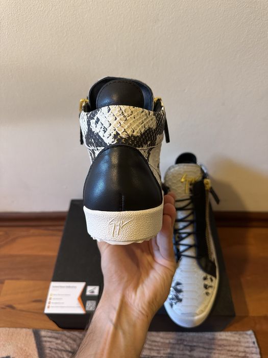 Giuseppe Zanotti White Black Boots High