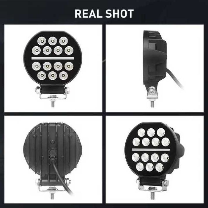 Диоден халоген LED светлини габарит, жълта 12/24V 50W - T458