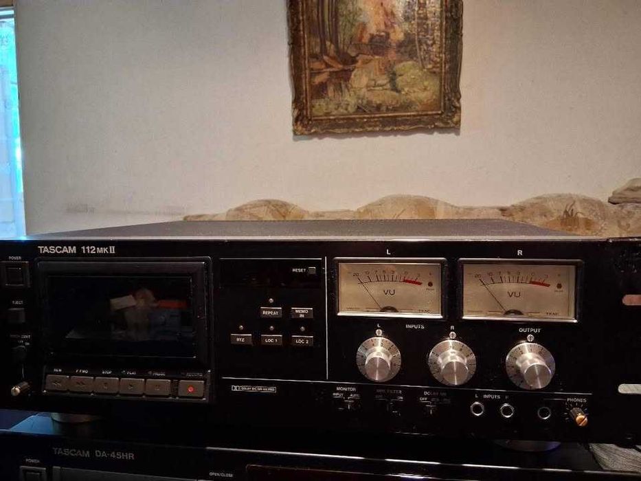 Linie Studio TASCAM Professional: Casetofon Deck 112 MKII & DAT Recorder DA-45HR 24-Bit