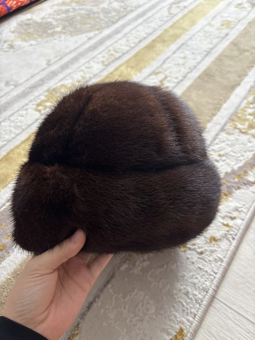 Норковая шапка б/у