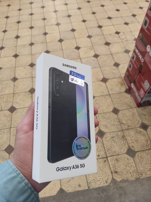 Samsung Galaxy A36 5G – Yangi, Qadoqlangan, Rasrochka 3–24 Oy