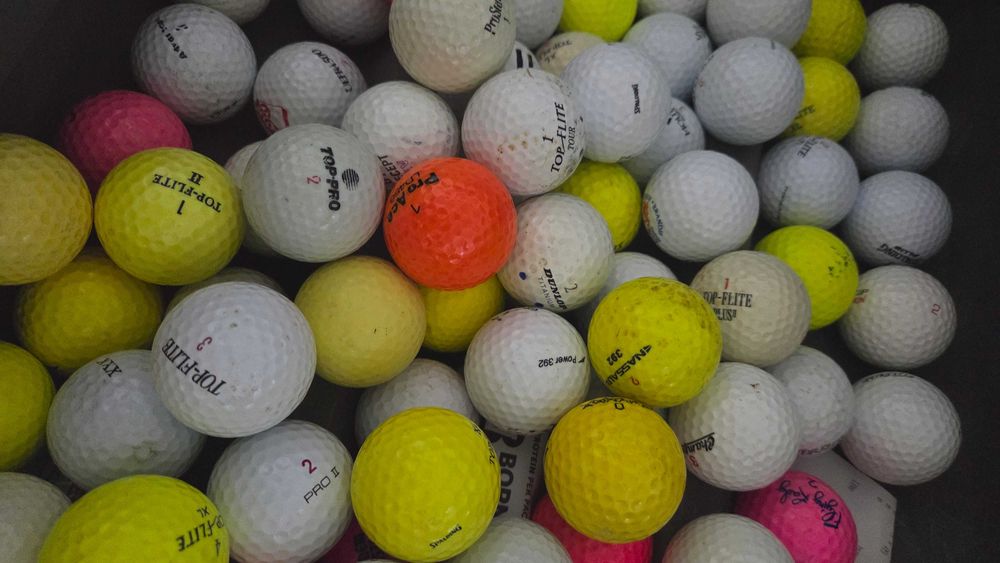 Топки за голф 85бр., запазени от Германия