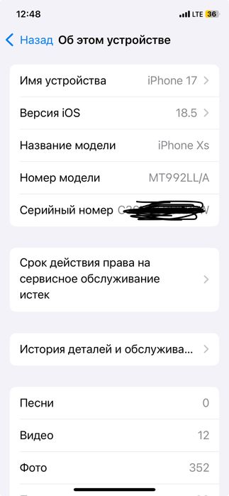 Iphone Xs 256 gb LLA