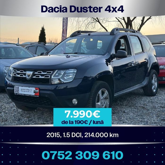 Dacia Duster Dacia Duster 1.5dci 4x4 facelift Garantie Rate