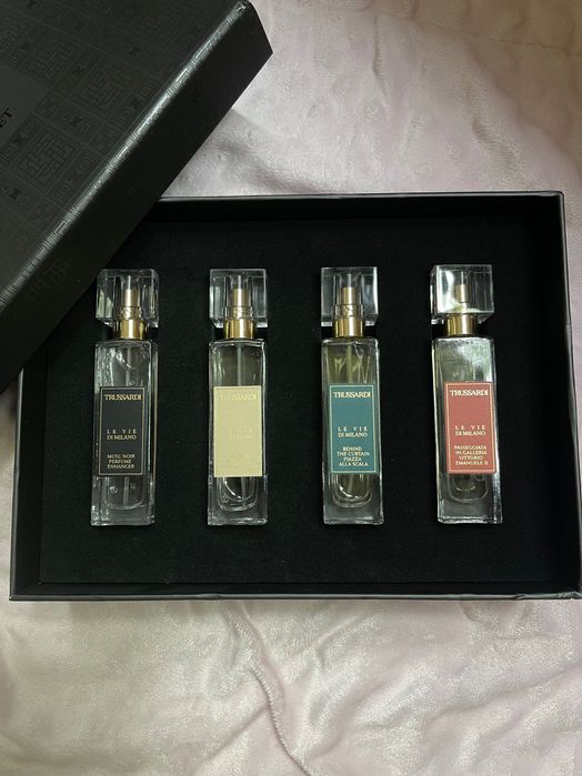 Trussardi Le Vie di Milano комплект 4×15 ml унисекс – нишови парфюми | нови | изгодна цена
