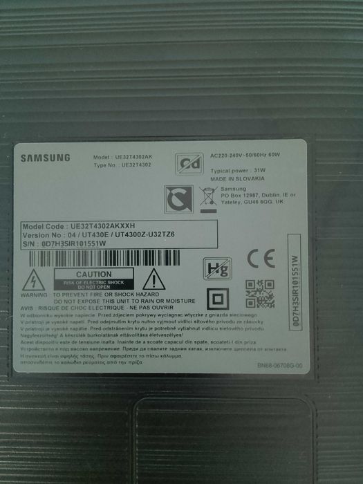 Смарт телевизор Samsung за части