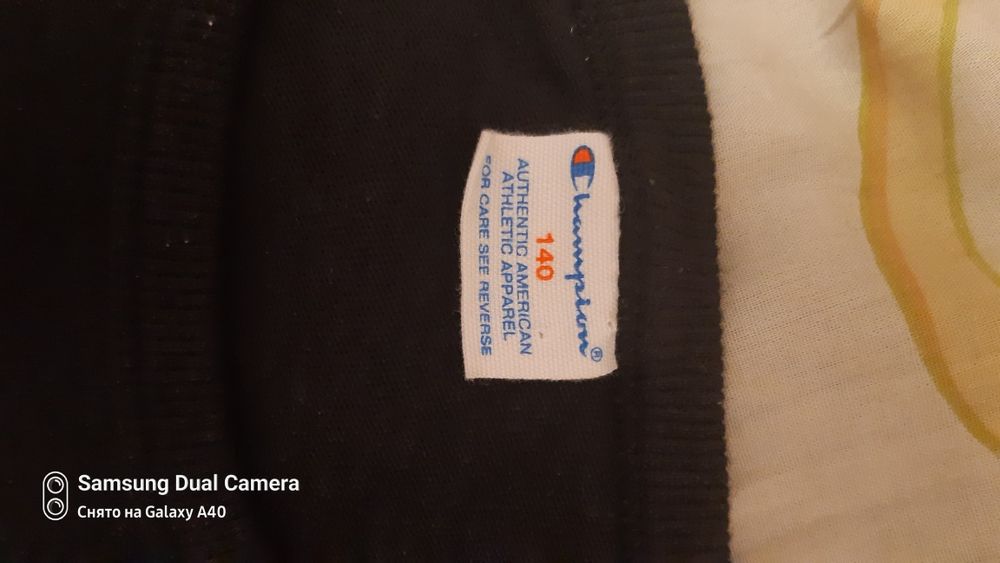 две футболки Champion 150 и140 см
