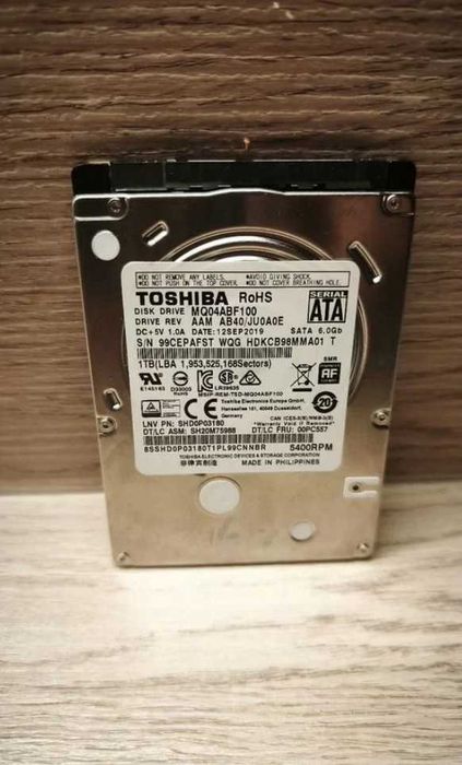 Продам жесткий диск HDD 1000GB (1TB) 2.5