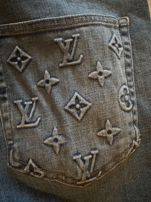 Louis Vuitton-Оригинални мъжки чисто нови дънки Л размер/52