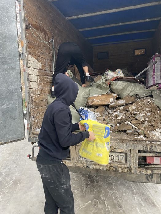 Вывоз мусора шымкент Газел строителный отход қоқыс старый хлам мебель