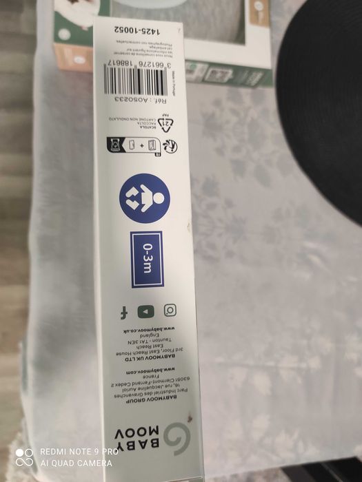 Бебешка възглавница Baby Moov против плоска глава