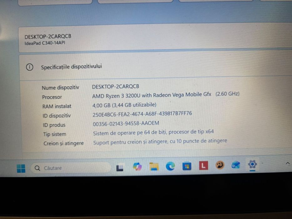 Lqptop Lenovo IdeaPad C340-14API convertibil 2in1