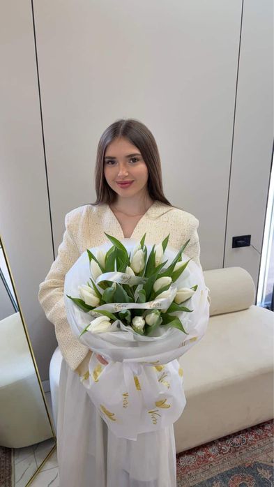 Свежие тюльпаны в Алматы