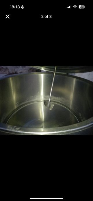 Вана за мляко алфа лавал 1500лт кръгла