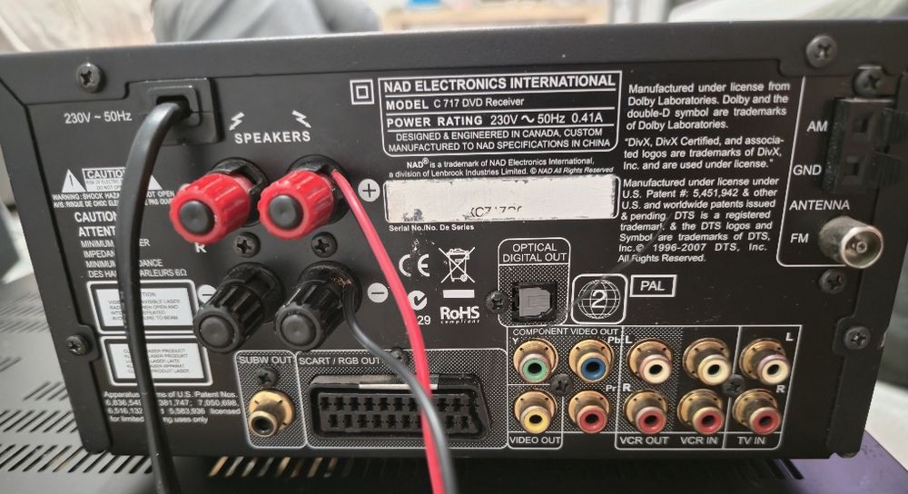 NAD DVD receiver C 717 amplificator