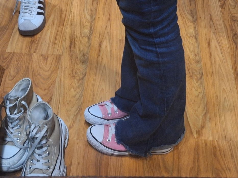 Converce розови обувки