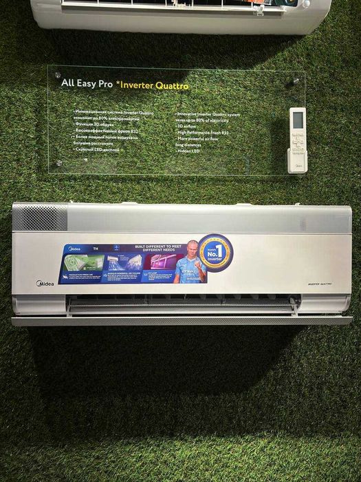 Konditsioner invertor 12 Midea premium wifi, UF lampa, original montaj