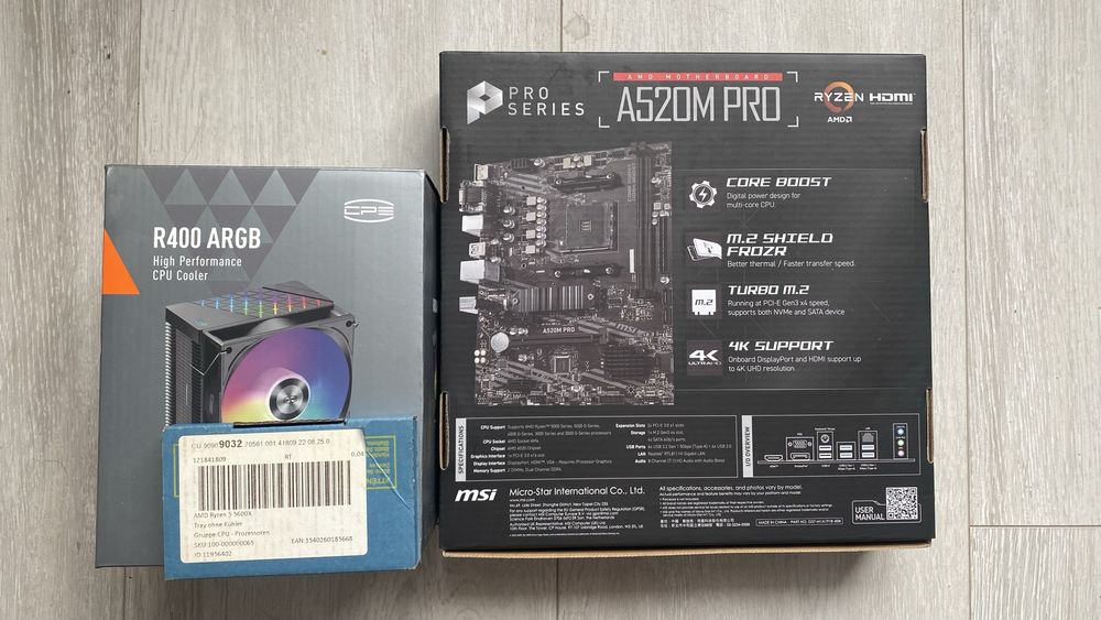 Комплект на Ryzen 5 5600x