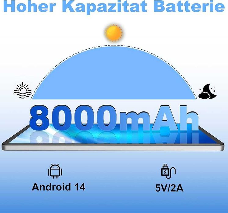 НОВ 2-в-1 Таблет-Лаптоп 10” MIRGAMO - Android 14 - 22GB RAM / 128GB...