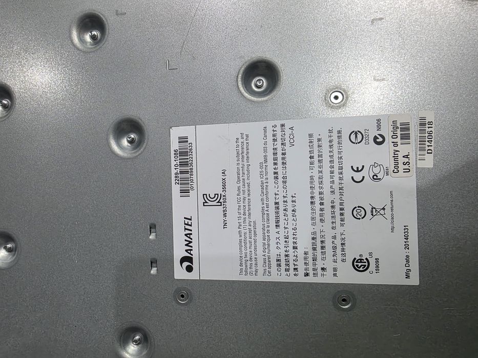 Коммутатор Cisco Catalyst WS-C3750X-48P-S