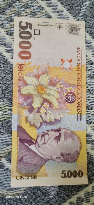 Vand bancnote vechi anii 1966-2000 de 10,100,1000,5000,10000 lei