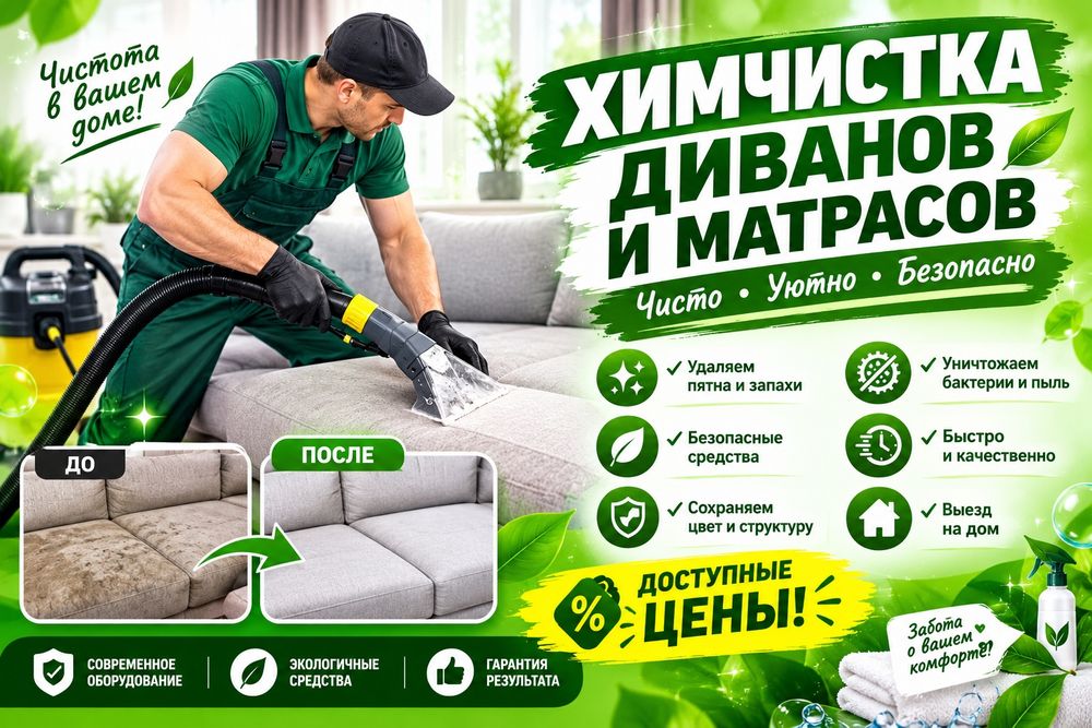 Химчистка дивана