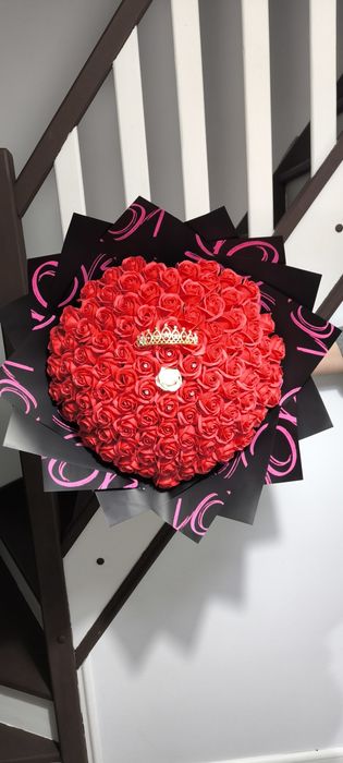 Buchet trandafiri sapun