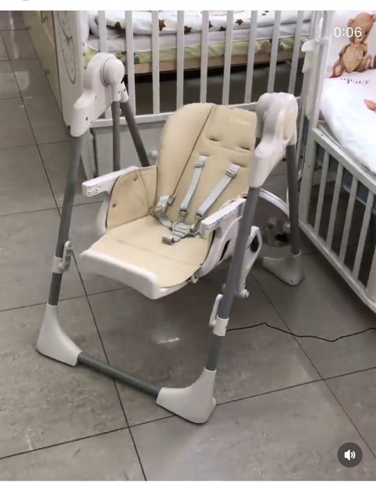 Стульчик для кормления-электрокачели