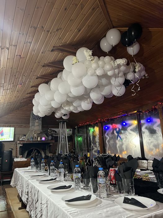 Украса с балони за всякакви поводи - рожден ден,юбилей,кръщене и други