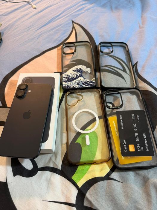 Iphone 16 plus cu memorie 128 si baterie 92%