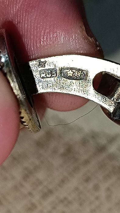 Запанки серебро для рубашки