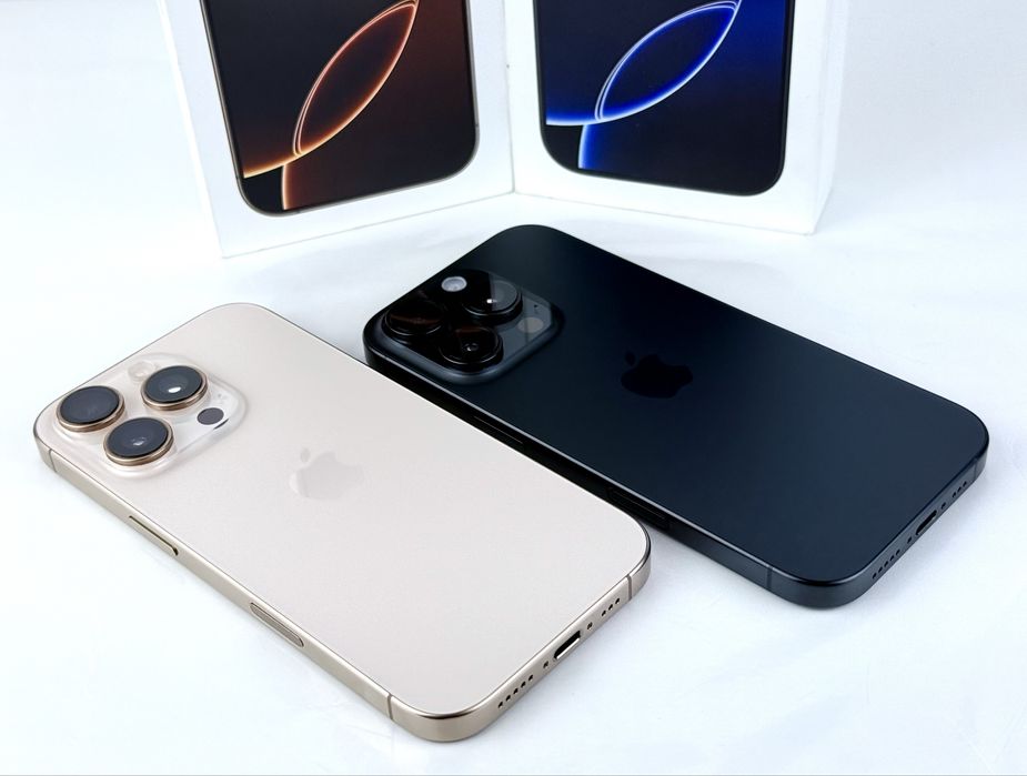 НОВ! Apple iPhone 16 Pro 128GB Black / Desert Гаранция!