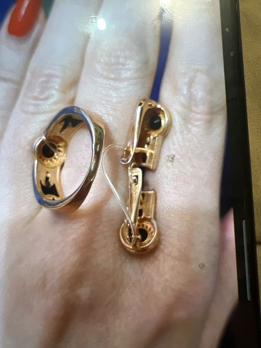 Набор  Серебро с Гранатом