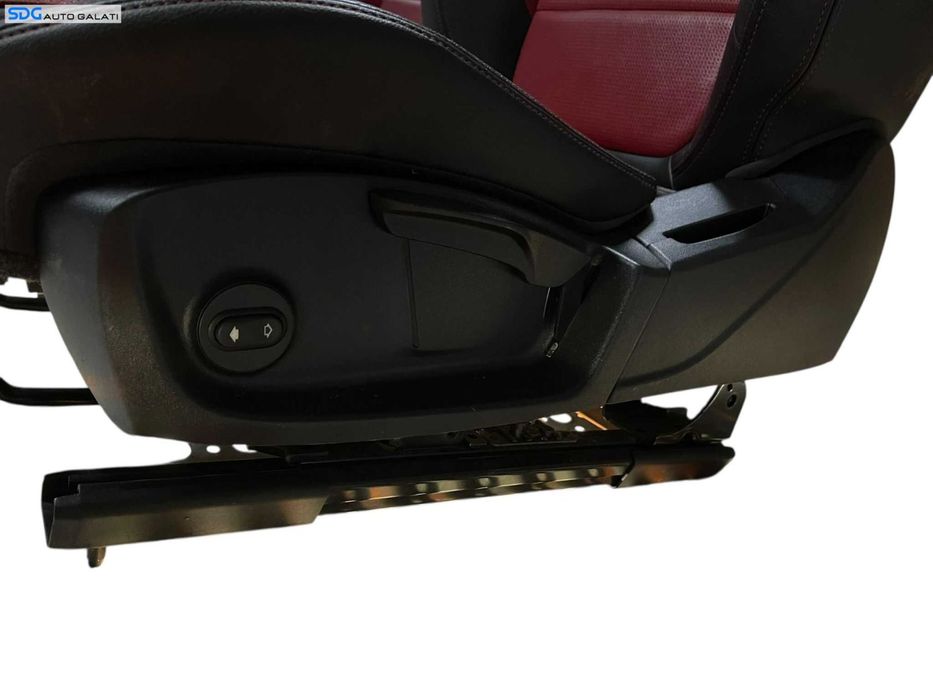 Scaun Stanga Fata Sofer Piele Rosu Negru Jaguar XF X260 2015 - 2024 [B4764]