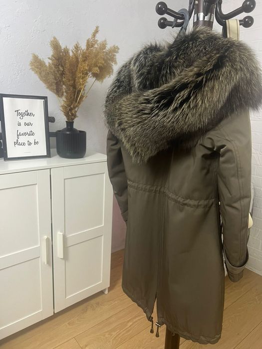парка с натуральным мехом