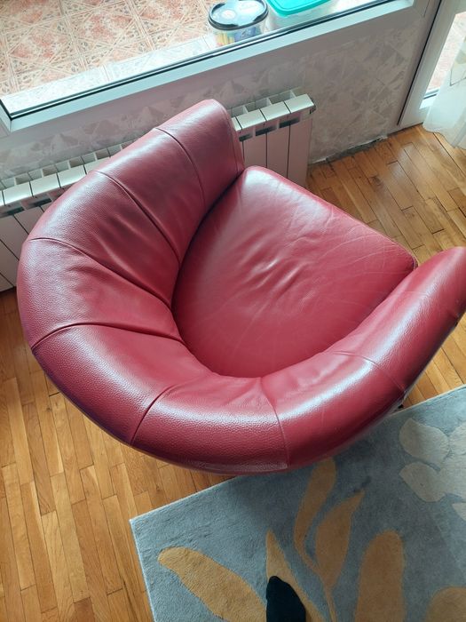 Кожен Фотьойл КАТО НОВ