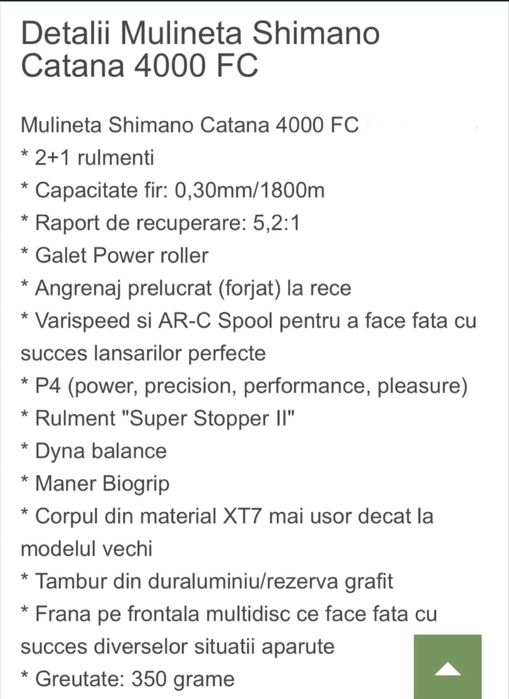 Mulinete Shimano