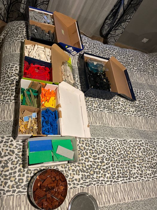 Lego sortat pe piese