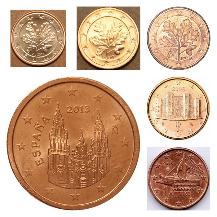 Монети от различни държави