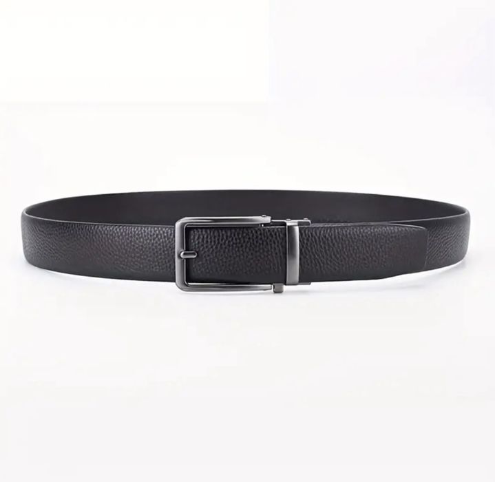 Мъжки официален колан с автоматична катарама/Класически от естест.кожа