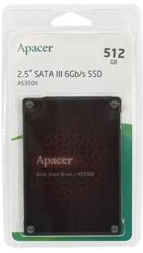 SSD Apacer 512 ГБ AS350X новые