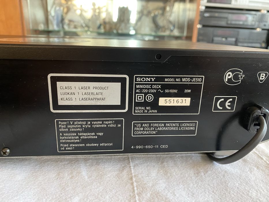 Minidisc Sony MDS JE-510