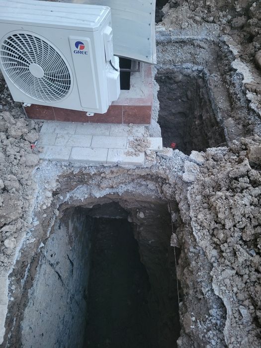 Тунел казиш,урра казиш,сантехник ишлари устаси