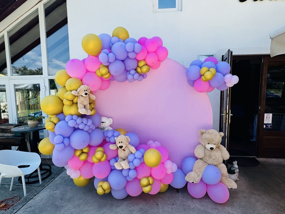 Decor nunta /botez/aniversari /arcada flori/arcada baloane