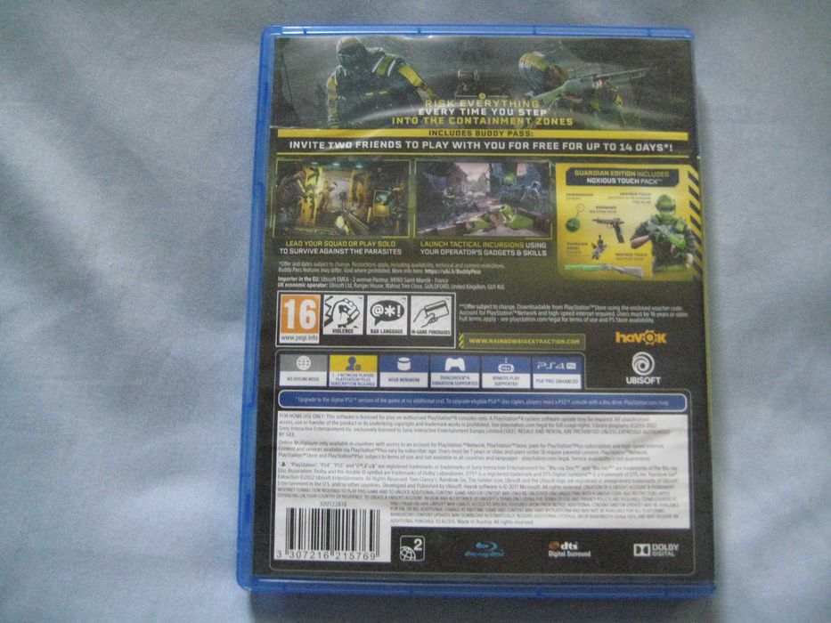 Продавам CD Infinite Warfare за PS4 и Tom Clancy's Rainbow Six Extraction за PlayStation 4