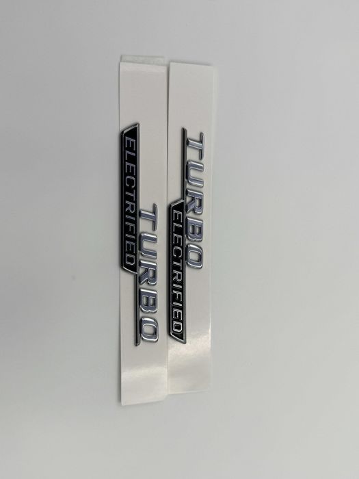 Set Embleme Compatibil Mercedes Turbo Electified crom nou