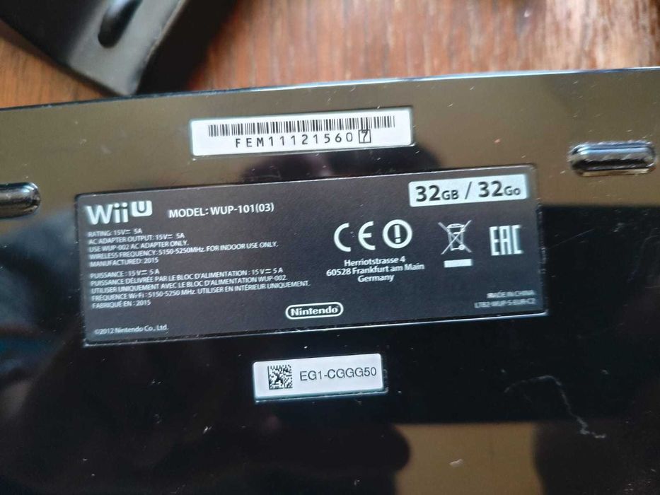 Wii U 32go, modat