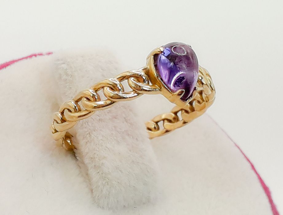 Inel din aur de 14k cu Ametist!